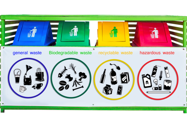 Color Coded Container for Waste Segregation