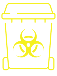 Yellow Color Container for Biomedical Waste