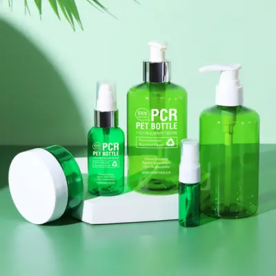 PCR Plastic Bottle Packaging