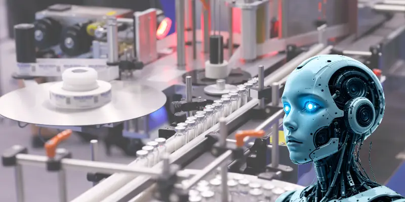 AI integrated Sticker Label Machine