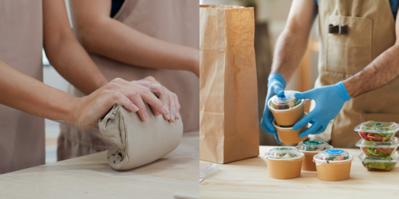 Clay Coated Food Packaging Materials