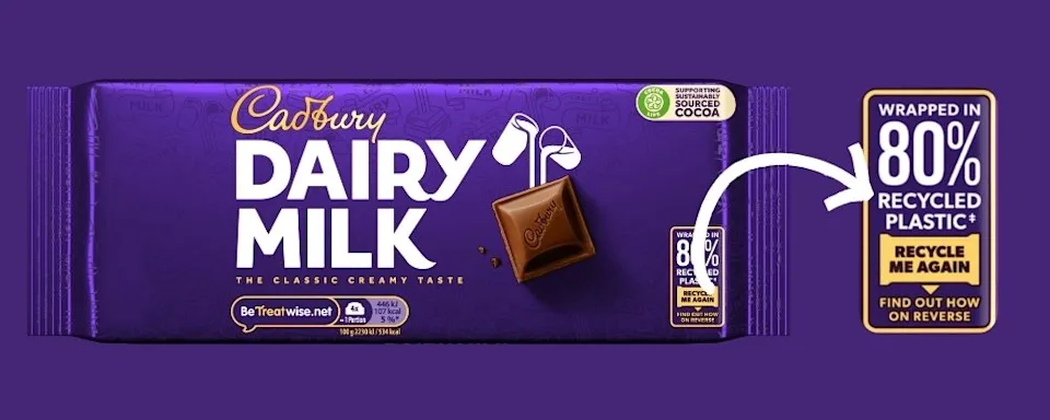 Cadbury PCR Packaging